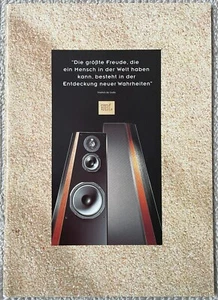 JBL Katalog / Prospekt (Deutsch) mit Preisblatt 1996 - JBL Philosophie und LS - Bild 1 von 6