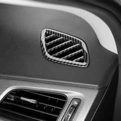 Carbon ABS Left Right Side Air Vent Outlet Cover Trim For Hyundai Sonata 2016-19 - Image 1 of 4