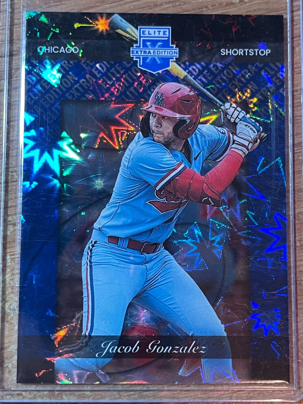 2023 Panini Elite Extra Edition JACOB GONZALEZ Aspirations Blue FOTL#11/16