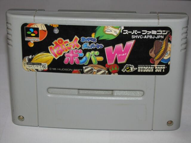 Nintendo Super Famicom Super Bomberman Panic Bomber World Cartridge Only  SNES