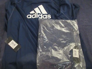 Adidas Climalite Short Sleeve Tee Navy Blue 2996A 2XLARGE W/TAGS LAST ONE ! - Picture 1 of 4