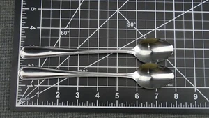 (B27) Lot of Reed & Barton Tabor Stainless Flatware - Iced-Tea Spoons x 2 - Picture 1 of 3