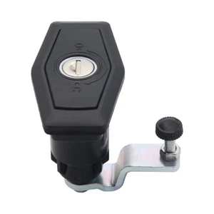 Black Cabinet Lock Motorhome Trailer Cabin Door Lock Camper RV Lock and Key Kit - Bild 1 von 11