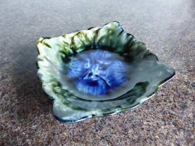 Portmadoc Pottery - Square Dish - Blue / Green - Image 1 of 4
