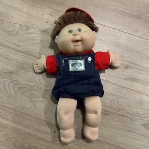 Scarpe da ginnastica vintage Cabbage Patch Boy di Coleco Auburn/capelli marroni - Foto 1 di 7