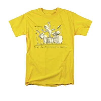 Camiseta gráfica CURIOUS GEORGE THIS IS GEORGE para hombre con licencia para adultos SM-3XL Foto 1 de 2