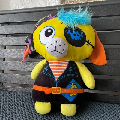 Juguetes de peluche suaves amarillos esqueleto piratas pelo azul Character Co. talla 14" Foto 1 de 3