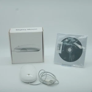 Apple Mighty Mouse Maus mit USB & Scrollball MA086ZM/A - Sehr Gut - Bild 1 von 9