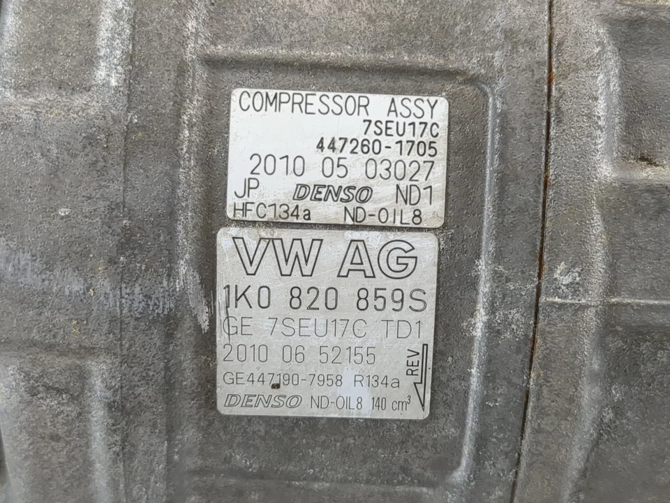 2006 Volkswagen Passat Air Conditioning A/c Ac Compressor Oem W8C30 - Image 1 of 4