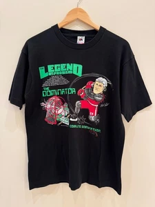 Vintage 1992 Bob Probert The Legend of Probie NHL T-Shirt The Dominator L USA - Picture 1 of 6