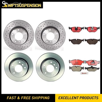 Juego de pastillas de freno de disco delanteras traseras rotor de freno de disco Brembo para BMW 323Ci 2000-2000 Foto 1 de 4