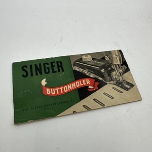 Vintage Nachlassfund 1948 Singer Knopfloch manuell 160506 - Bild 1 von 7