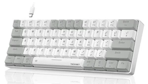 60% Kabelgebundene Gaming Tastatur, Ultrakompakt 61 Tasten Mini Mechanisch RGB Hintergrundbeleuchtung... - Bild 1 von 8