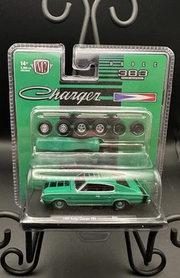 2025 M2 O'Reilly Exclusive 1966 Dodge Charger Wheel Swap Scat Pack 1/5000 NEW! - Image 1 of 4