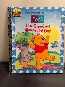 1996 Disney Winnie the Pooh The Grand And wonderful Day Little Golden Book - Picture 1 of 3