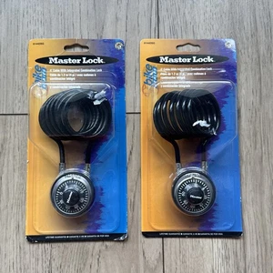 Lote de 2 cerraduras de bicicleta Master Lock selladas 8144DSG - Imagen 1 de 6