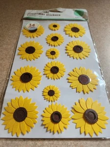 Martha Stewart/EK Success~Sunflower Dimensional stickers - Picture 1 of 1