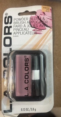 L.A. Colors Pink Blush CBSB332  Powder Blush  0.13oz/3.8gm - NEW - Image 1 of 2