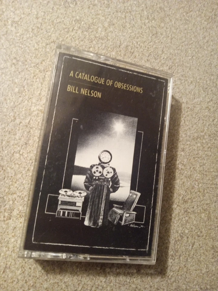 Bill Nelson of Be Bop Deluxe - A Catalogue of Obsessions 1989 Enigma Cassette Foto 1 de 4