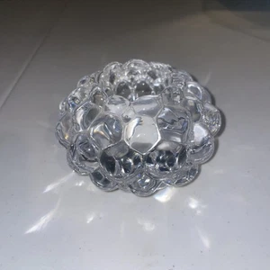 Orrefors Kristall Made In Sweden Votivkerzenhalter Himbeere 4" - Bild 1 von 7