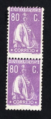 Portugal 1924 pair stamps Mi# 285*2 MNG CV=6.7$ - Image 1 of 2