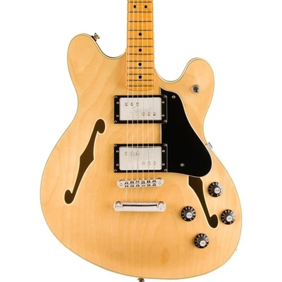 Squier Classic Vibe Starcaster Semi-Hueco E/G, Diapasón de Arce, Natural Foto 1 de 4