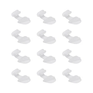 0.9 Inch USB Type C Dust Plug, 12 Pcs Anti Dust Plug Cover Female End, White - Photo 1 sur 6