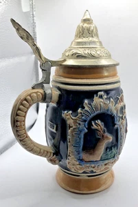 Original Thewalt Alemania Occidental Gres Cerveza Stein Taberna 7" 1/4L 1189 De Colección - Imagen 1 de 7