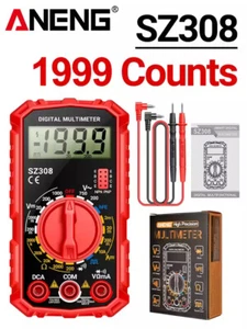 Digital Multimeter Messgerät LCD Strommesser Strom AC DC Voltmeter Amperemeter - Bild 1 von 17