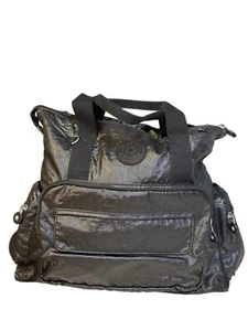 Kipling Alvy 2 in 1 Convertable Backpack & Shoulder Bag Tote Bag Black Metallic - Picture 1 of 9