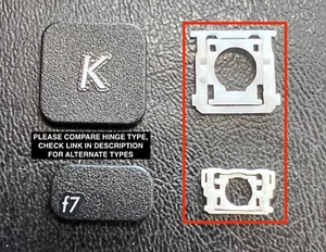 ASUS VIVOBOOK 15 LAPTOP F512J / X512J KEYBOARD SINGLE REPLACEMENT KEYS KEYCAPS - Afbeelding 1 van 5