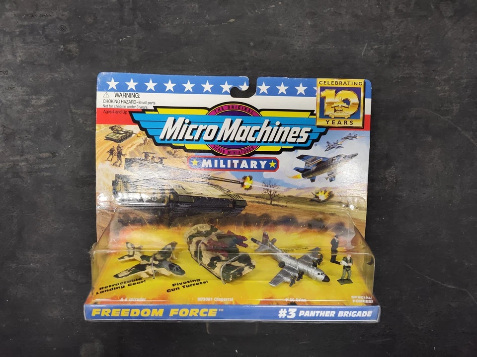 MICRO MACHINES 1996 Military #3 Panther Brigade RARE HTF Freedom Force FT1 - Image 1 of 2