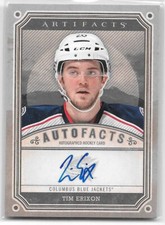 2013-14 Upper Deck UD Artifacts Autofacts Autograph #A-TE Tim Erixon