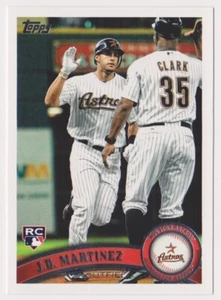 Actualización Topps 2011 J.D. Tarjeta de novato de béisbol Martinez # US186 - BOSTON RED SOX - Imagen 1 de 2
