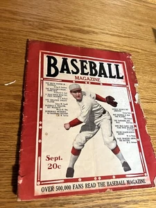 1922 September Baseball Magazine Outdoor Sports Original - Picture 1 of 6