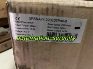 5FSNA74-220E03PA0-0 Servo Motor 5FSNA74-220E03PA0-0 5FSNA74-220E03PA0-0 - Picture 1 of 4