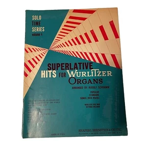 Solo Time Series Superlative Hits for Wurlitzer Organs Rudolf Schramm Volumen 4 - Imagen 1 de 5
