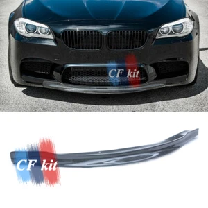 Alerón inferior labio parachoques delantero de fibra de carbono para BMW F10 M5 RKP estilo 2012-2017 - Imagen 1 de 12