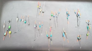 55 Mixed Coarse / Lake Fishing Floats - Various Sizes, Types & Makes - Picture 1 of 12