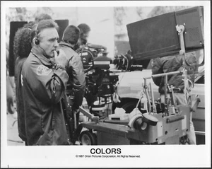 Director Dennis Hopper Original 1980s On Set Photo Colors Easy Rider Director - Picture 1 of 1