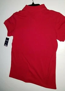 Mädchen Chaps Marke rot Schuluniform Polo Kurzarm Shirt Größe XL 16 - Bild 1 von 3