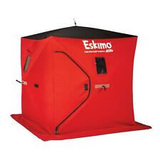 New Eskimo QuickFish 2i Portable Insulated Shelter-2 Person Ice Fishing, Red