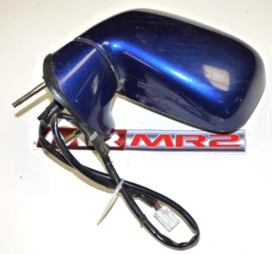 Espejo retrovisor puerta lateral pasajero azul Toyota MR2 MK3 Roadster - izquierdo - Imagen 1 de 3