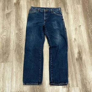 Vintage Dickies Jeans Mens 30x30 Blue Denim Straight Fit 90s (Tag 31x30) - Bild 1 von 5