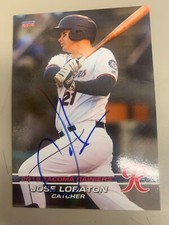 Jose Lobaton Signed Card 2018 Tacoma Rainiers Team Card IP Auto