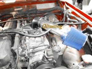 Black Blue Air Intake Kit Filter For 1991-1995 Jeep Wrangler 2.5 L4 4.0L I6 Long - Picture 1 of 1
