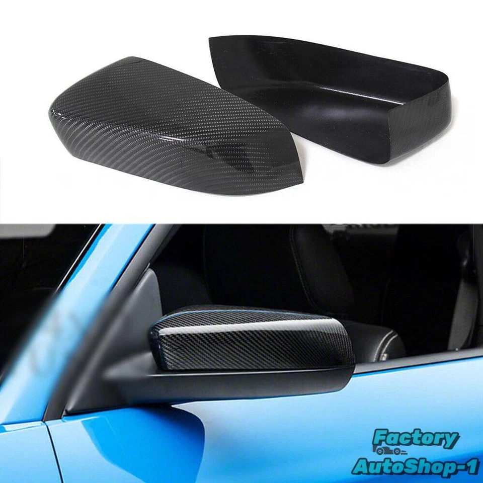 Cubierta de espejo retrovisor de fibra de carbono para Ford Mustang GT/Coupe 2007-2013 par adicional Foto 1 de 4