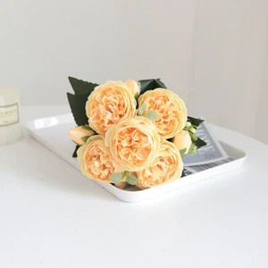 Peony Cheap Fake Artificial Flowers Bouquet Wedding/Store/Party/Hotel Decoration - Picture 1 of 21