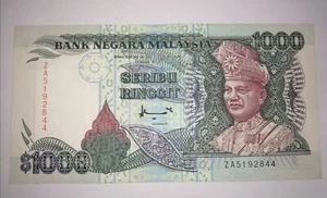 Malaysia 7th series A. Don RM1000 ZA5192844 GVF to aEF - Picture 1 of 7