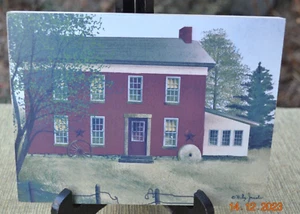 Billy Jacobs Art Print Plaque ‘Brick Farmstead’ 6” x 8” Unframed - Picture 1 of 5